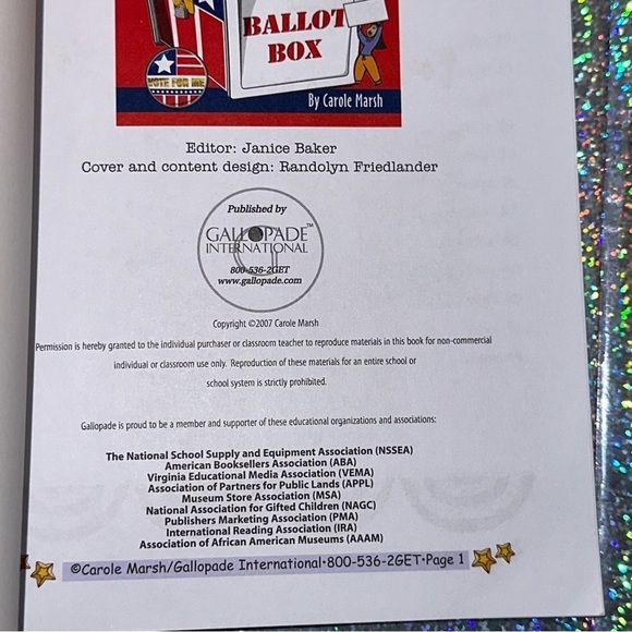 ELECTION Resources Lot of 2 Activity Books and Patriotic Bunting Accents - Picture 10 of 16